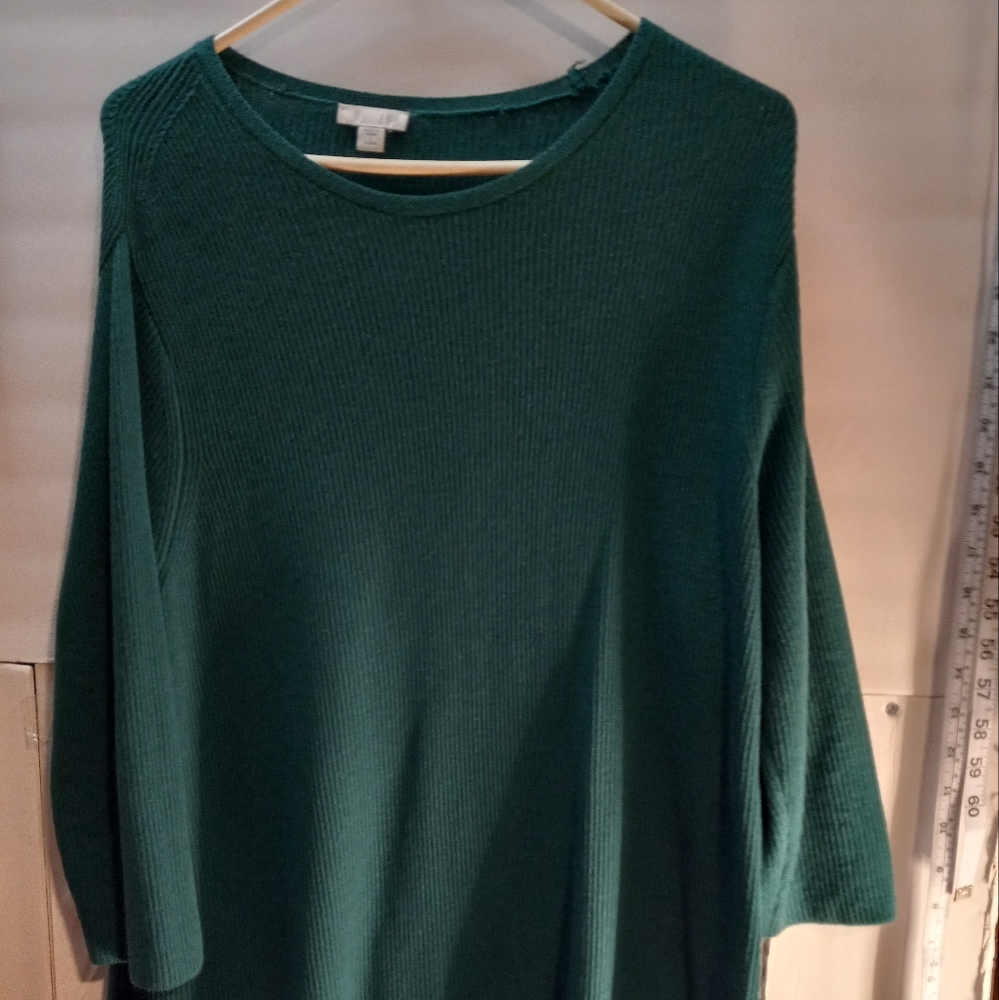 J.Jill 30% Wool Pullover Knit Casual Minimalist Sweater Old Money Slouchy Top